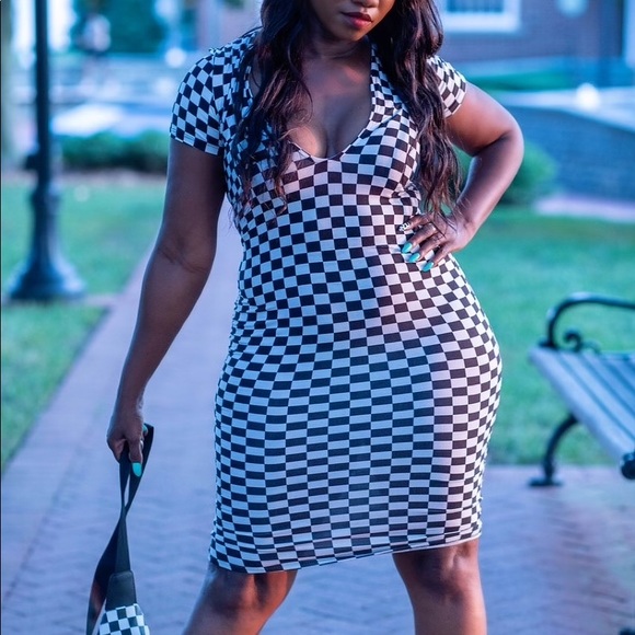 Houndstooth Summer Dress (NWT) - Picture 1 of 3